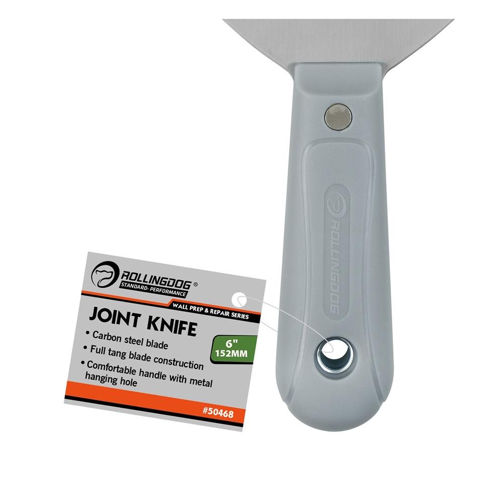 เกรียงโป๊วด้ามพลาสติก ROLLINGDOG 6 นิ้ว