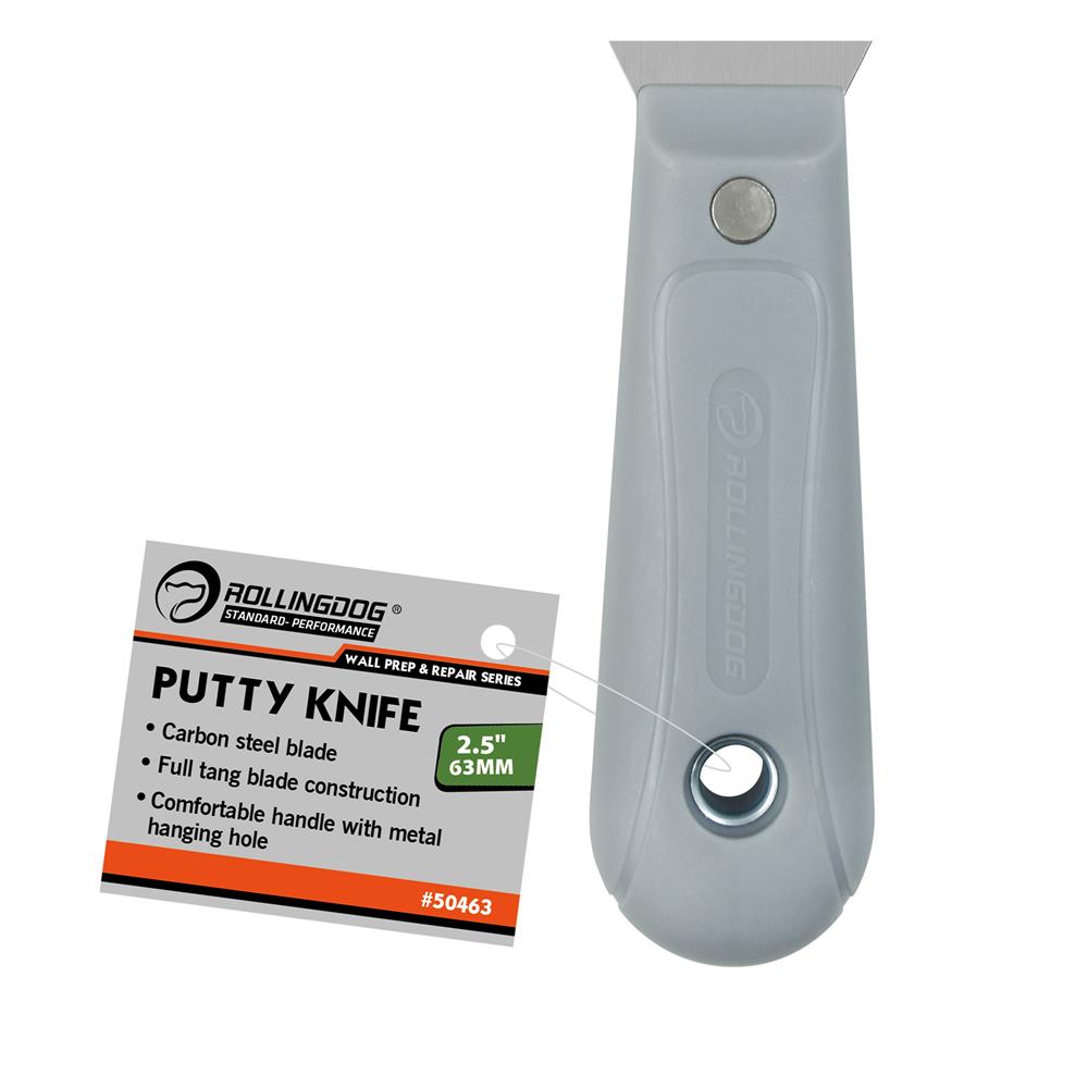 เกรียงโป๊วด้ามพลาสติก ROLLINGDOG 2.5 นิ้ว