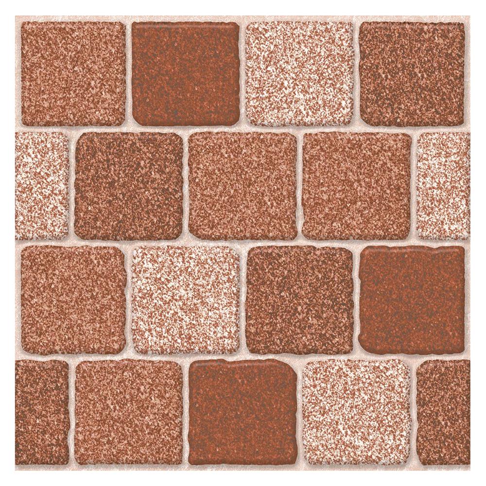 กระเบื้องพื้น 16x16นิ้ว SOSUCO หินสี่ทิศ มิกซ์ น้ำตาล PM 0.96 ตร.ม.