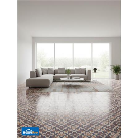 กระเบื้องพื้น 16x16นิ้ว SOSUCO บุษบัน ฟลอร่า ฟ้า PM 0.96 ตร.ม._4