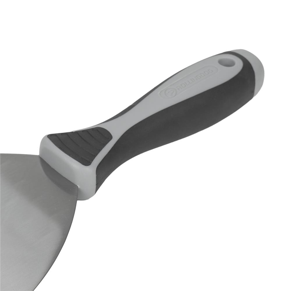 เกรียงโป๊วด้ามพลาสติก PP+ยาง ROLLINGDOG PRO 5 นิ้ว