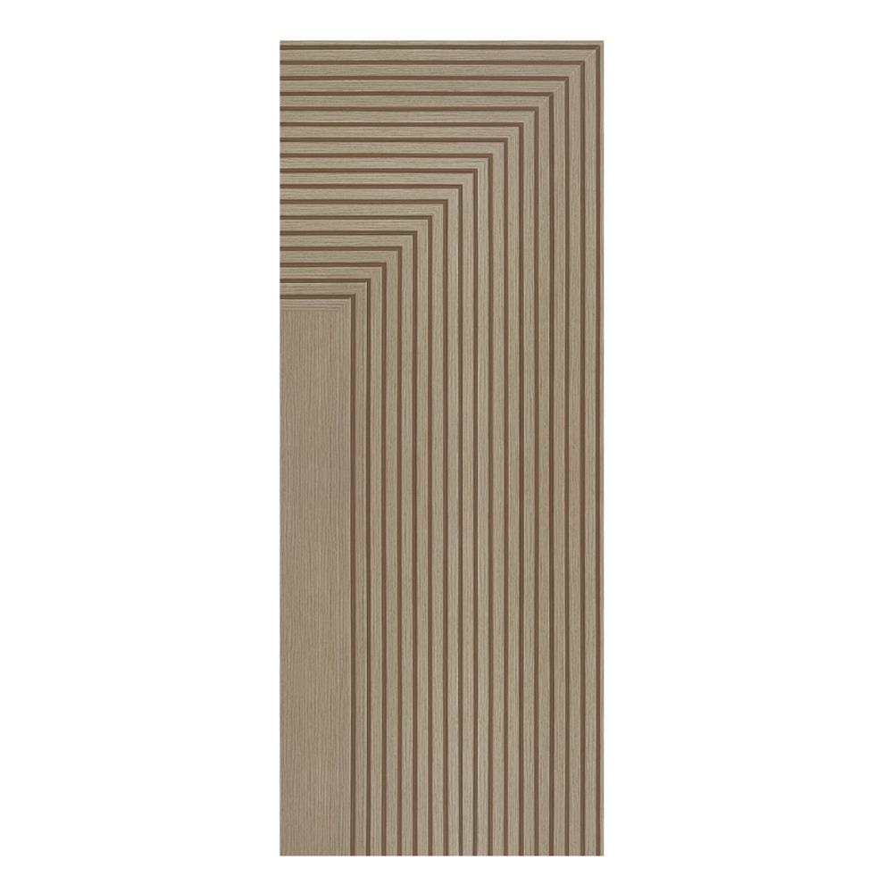 ประตูภายในโพลีสไตรีน ไม่เจาะลูกบิด LINEDEKOR 45DEGREE 70x200 ซม. สีบีชด้าน