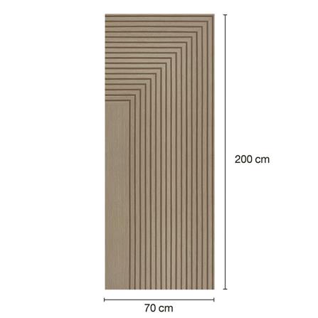 ประตูภายในโพลีสไตรีน ไม่เจาะลูกบิด LINEDEKOR 45DEGREE 70x200 ซม. สีบีชด้าน_3