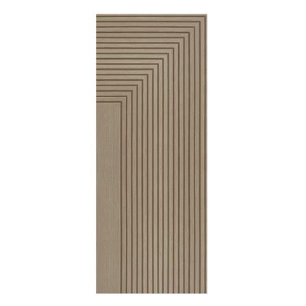 ประตูภายในโพลีสไตรีน ไม่เจาะลูกบิด LINEDEKOR 45DEGREE 70x200 ซม. สีบีชด้าน