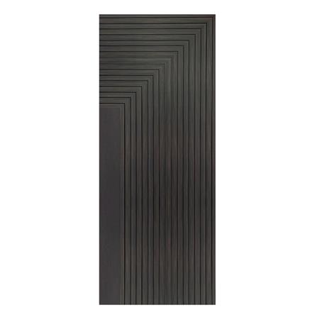 ประตูภายในโพลีสไตรีน ไม่เจาะลูกบิด LINEDEKOR 45DEGREE 70x200 ซม. สีโอ๊ค