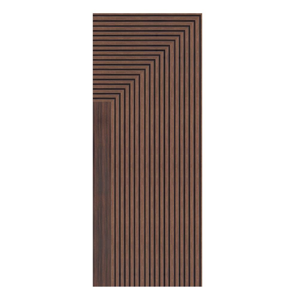 ประตูภายในโพลีสไตรีน ไม่เจาะลูกบิด LINEDEKOR 45DEGREE 70x200 ซม. สีโรสวู้ด