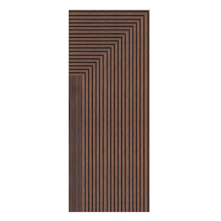ประตูภายในโพลีสไตรีน ไม่เจาะลูกบิด LINEDEKOR 45DEGREE 80x200 ซม. สีโรสวู้ด_0