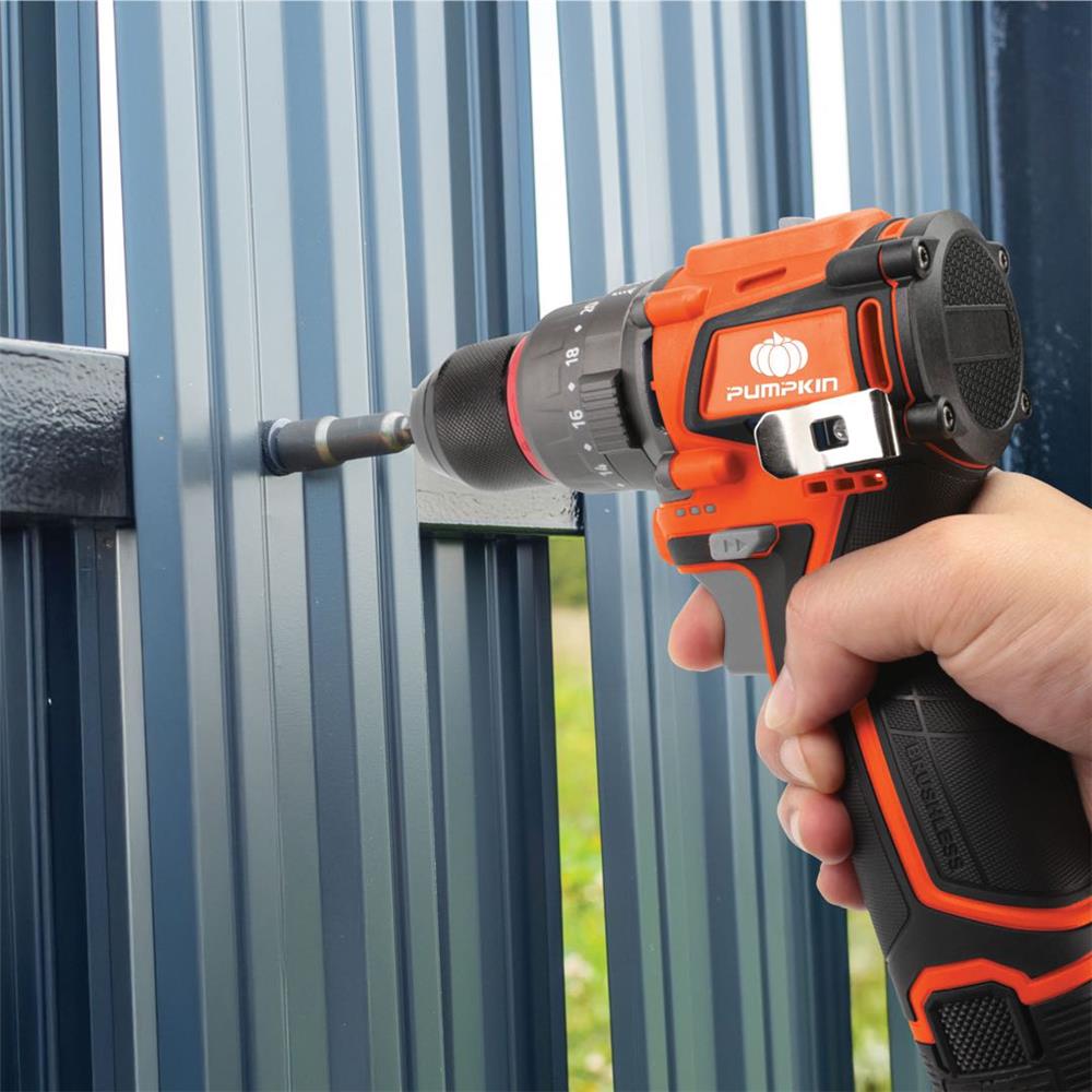 สว่านกระแทกไร้สาย (พร้อมแบตเตอรี่) PUMPKIN 50477 16 โวลต์