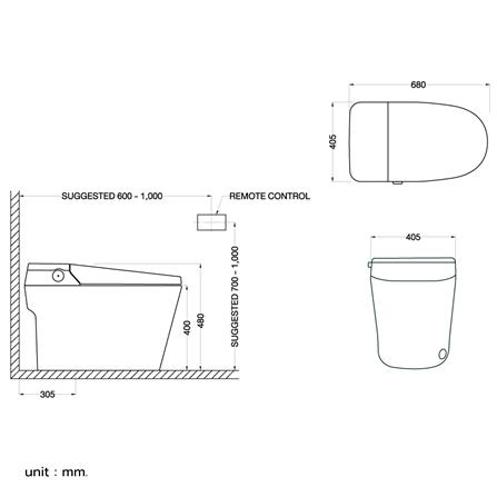 สุขภัณฑ์อัตโนมัติ HAFELE 495.61.486 4.3 ลิตร_4