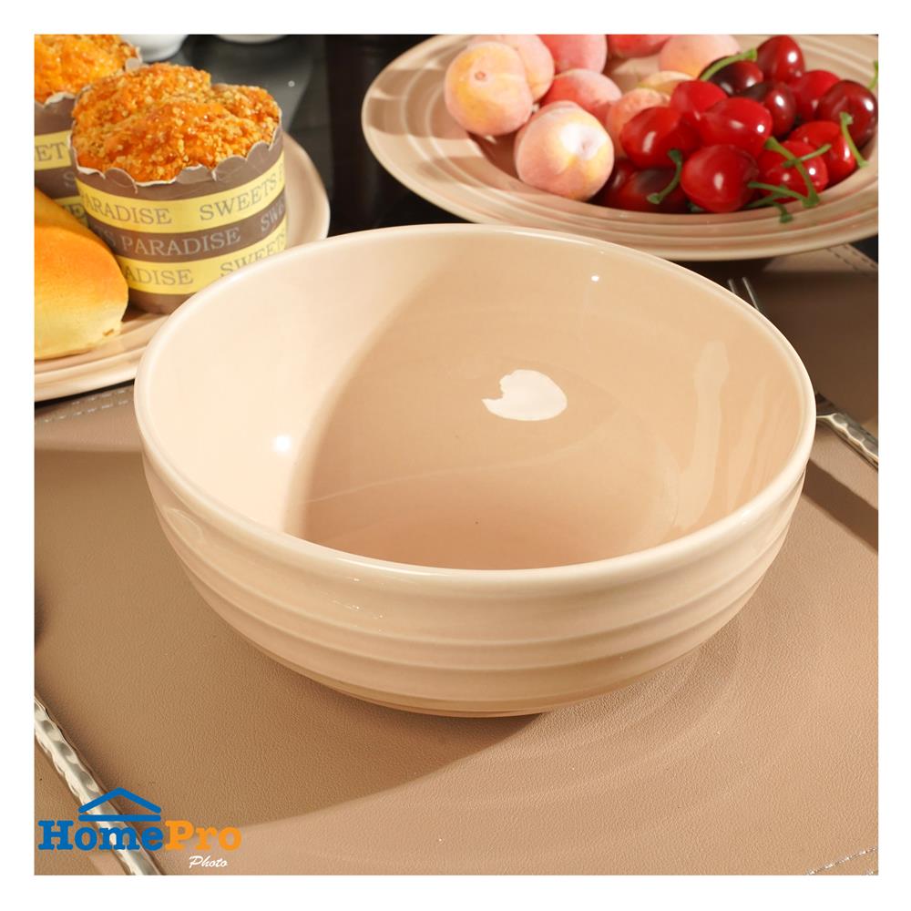 ชาม FINE PORCELAIN 7 นิ้ว KECH AQUA PEACH