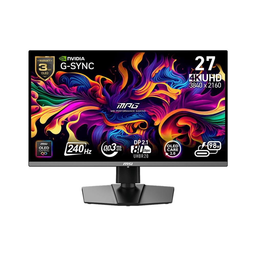 จอมอนิเตอร์ 27 นิ้ว MSI MPG 272URX QD-OLED