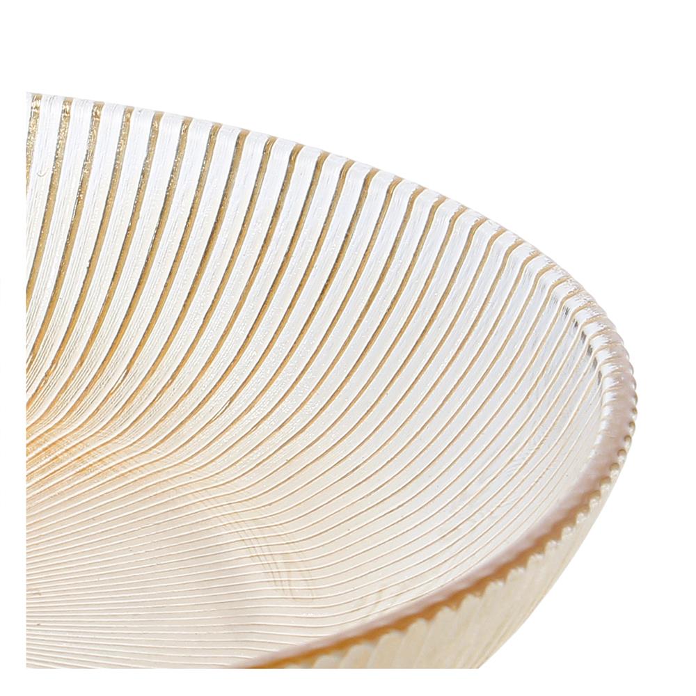 จานแก้ว 9 นิ้ว KECH OLIVE สีน้ำตาล