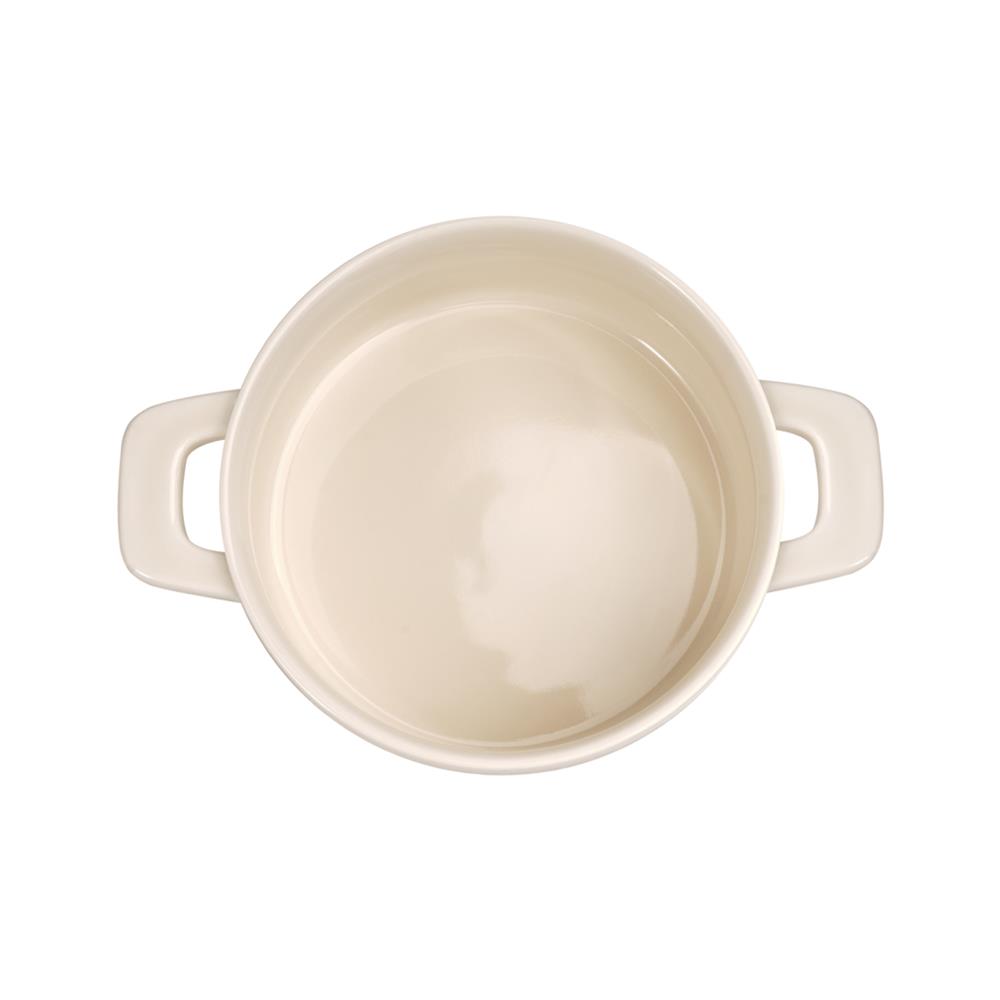 ชามมีหู PORCELAIN 6 นิ้ว FOFO KITTY VINTAGE สีครีม