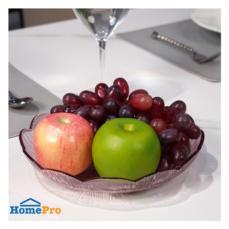 จานแก้ว 9 นิ้ว KECH FLOWER สีชมพู_3