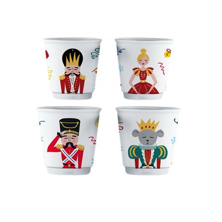 แก้ว SHOT PORCELAIN 90 มล. BIALETTI SCHIACCIANOCI (แพ็ก 4 ใบ)_1