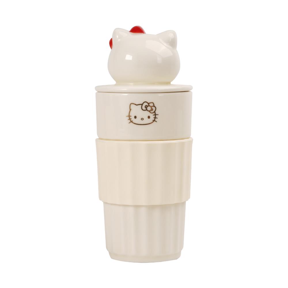 แก้วน้ำ PORCELAIN 500 มล. FOFO KITTY ROMAN
