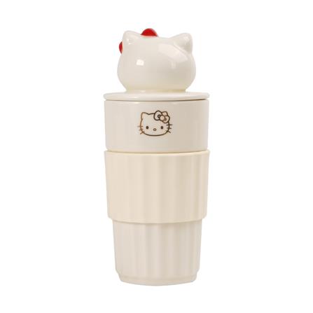 แก้วน้ำ PORCELAIN 500 มล. FOFO KITTY ROMAN_1