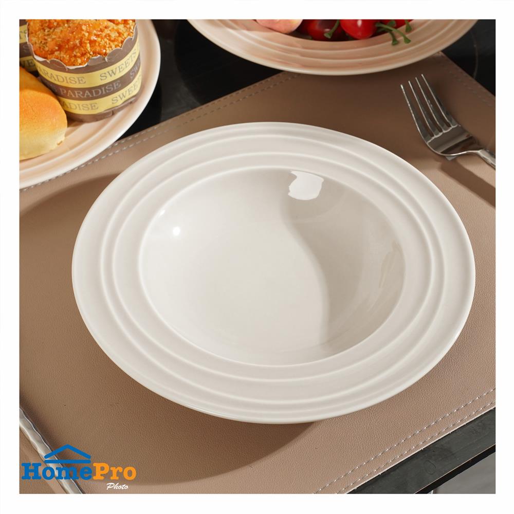 จานลึก FINE PORCELAIN 9 นิ้ว KECH AQUA CURRANT