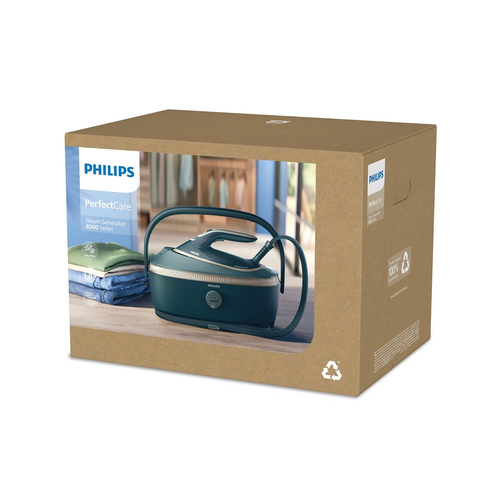 เตารีดแรงดันไอน้ำ PHILIPS PSG8200/70 1.4 ลิตร สีเขียว