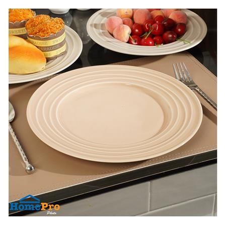 จานตื้น FINE PORCELAIN 10 นิ้ว KECH AQUA PEACH_3