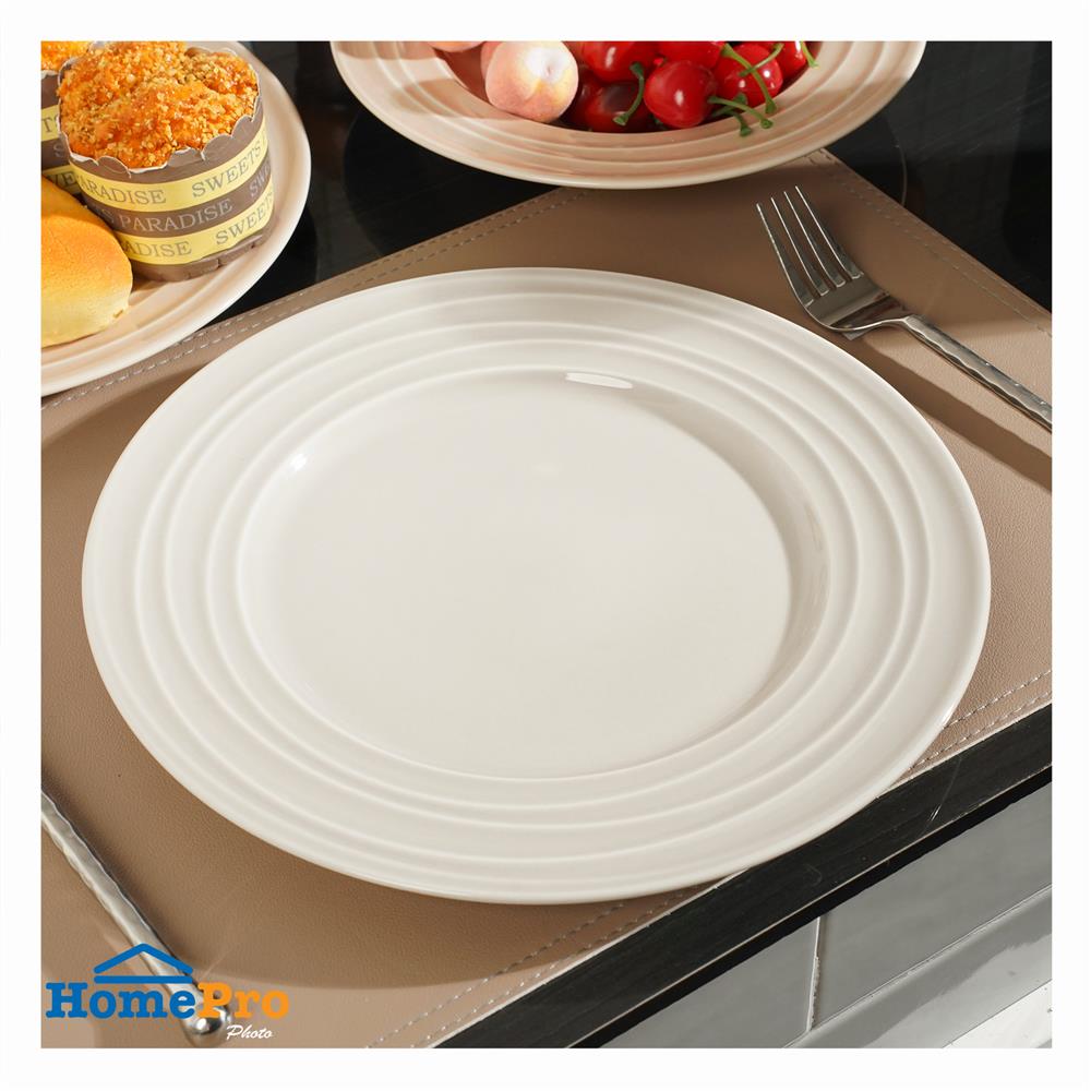 จานตื้น FINE PORCELAIN 10 นิ้ว KECH AQUA CURRANT