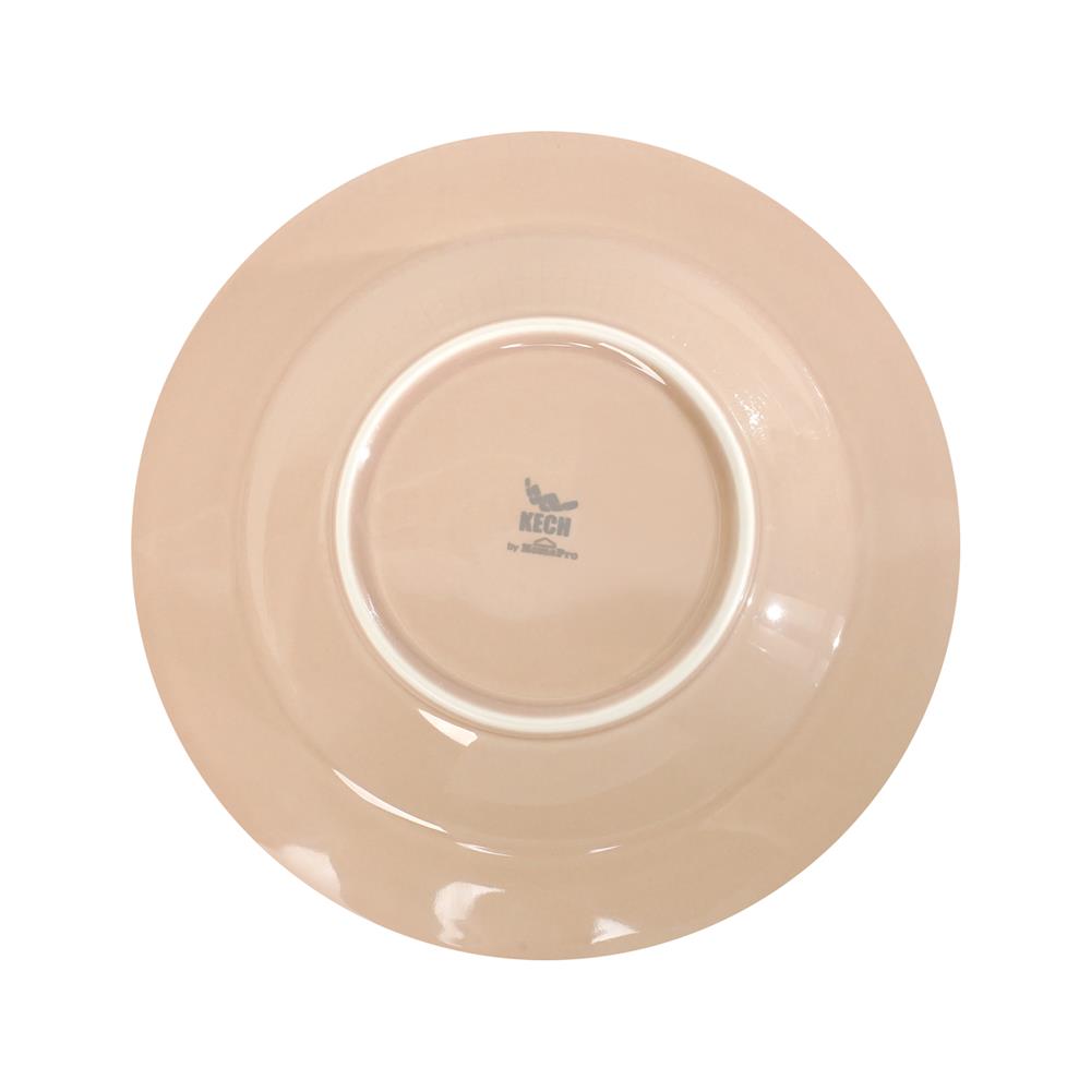 จานลึก FINE PORCELAIN 9 นิ้ว KECH AQUA PEACH