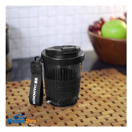 แก้วน้ำพร้อมฝา 500 มล. KECH COOL สีดำ_3