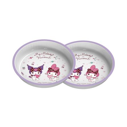 ชุดจานชาม PORCELAIN FOFO MY MELODY & KUROMI (10 ชิ้น)_4