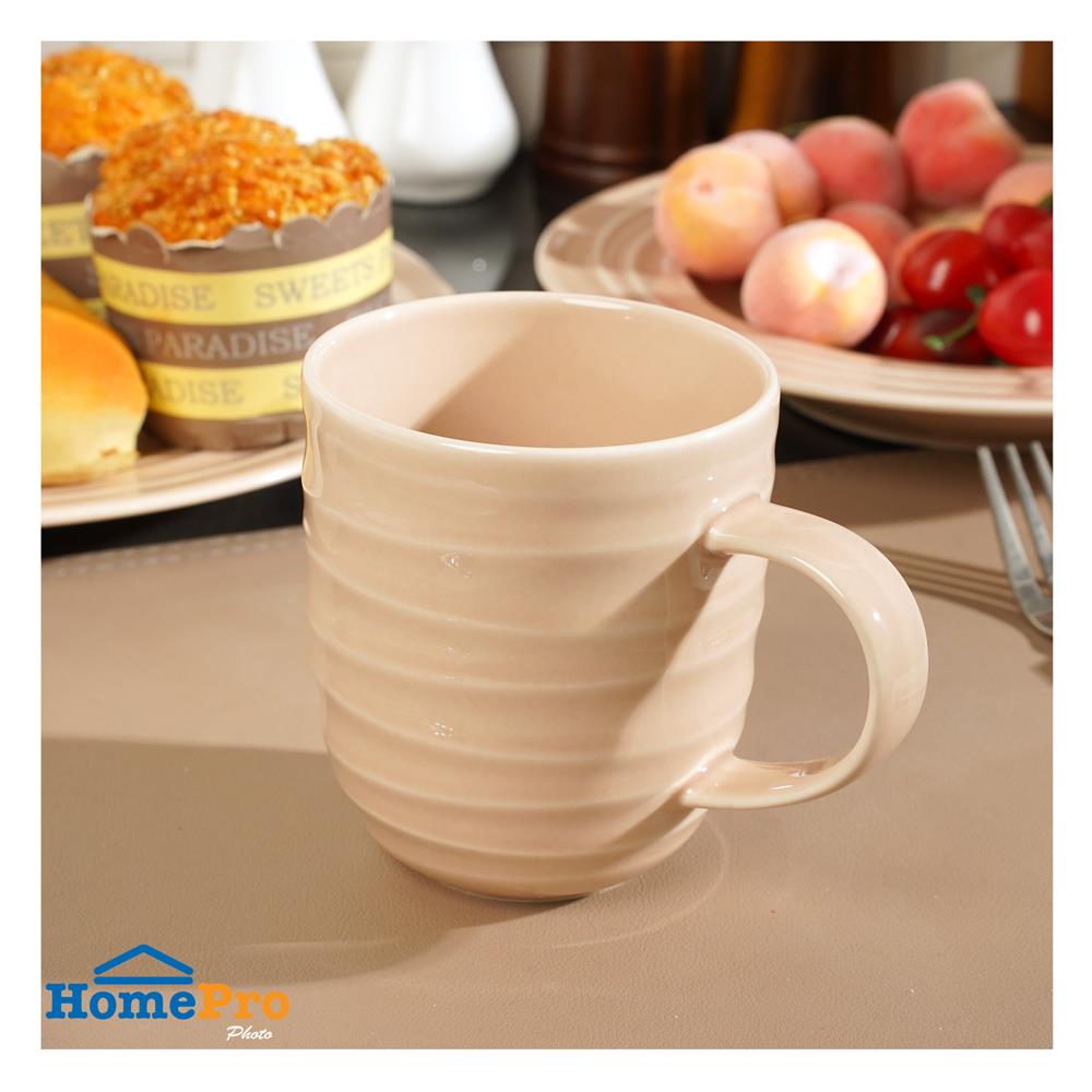 ถ้วยหู PORCELAIN 350 มล. KECH AQUA PEACH