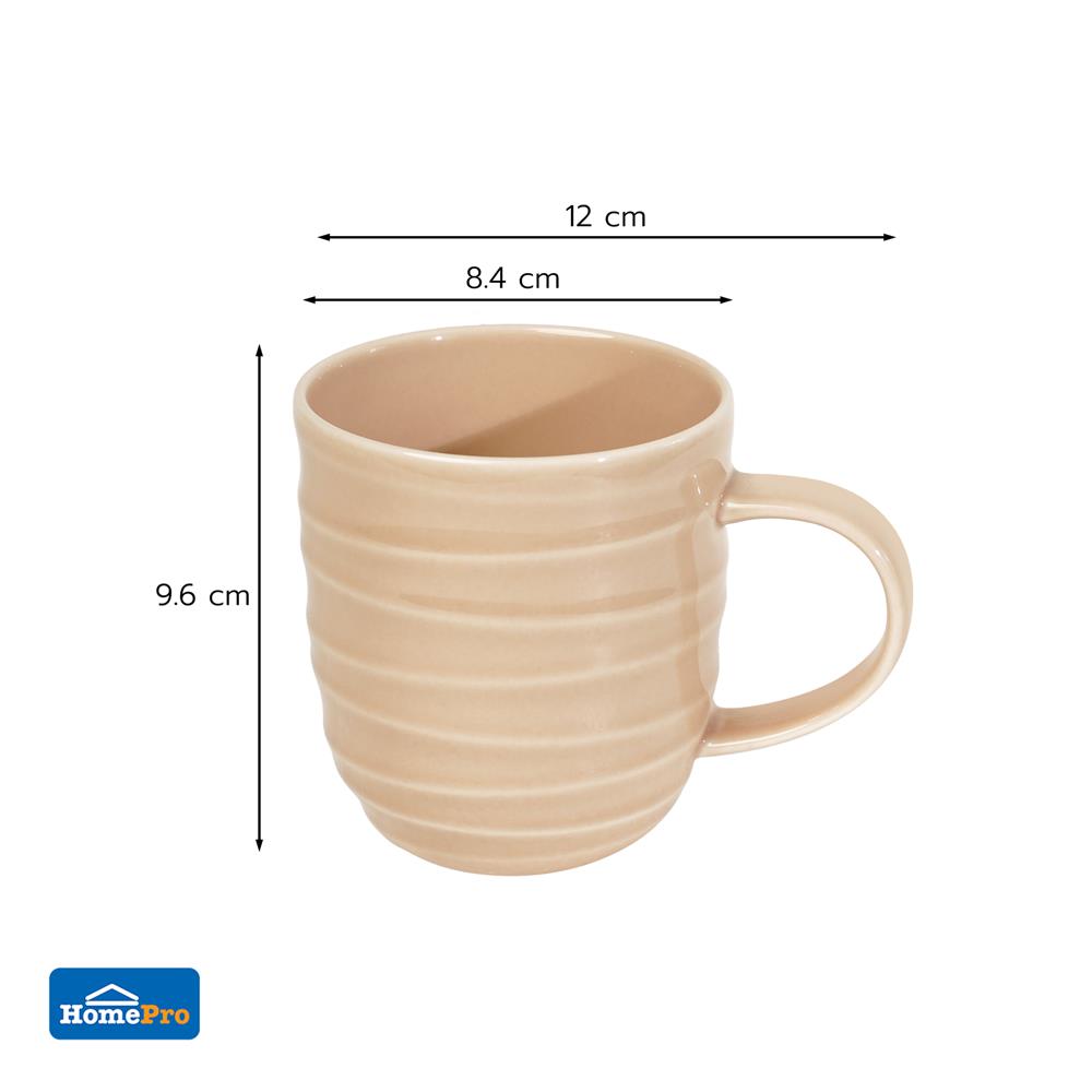 ถ้วยหู PORCELAIN 350 มล. KECH AQUA PEACH