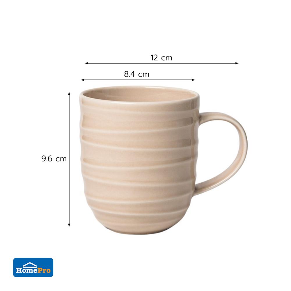 ถ้วยหู PORCELAIN 350 มล. KECH AQUA PEACH