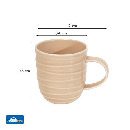 ถ้วยหู PORCELAIN 350 มล. KECH AQUA PEACH_4