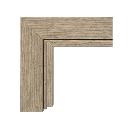 วงกบประตูพร้อมซับวงกบโพลีสไตรีน LINEDEKOR 80x200 ซม. สีบีชด้าน_1