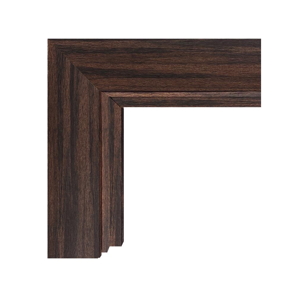 วงกบประตูพร้อมซับวงกบโพลีสไตรีน LINEDEKOR 90x200 ซม. สีโรสวู้ด