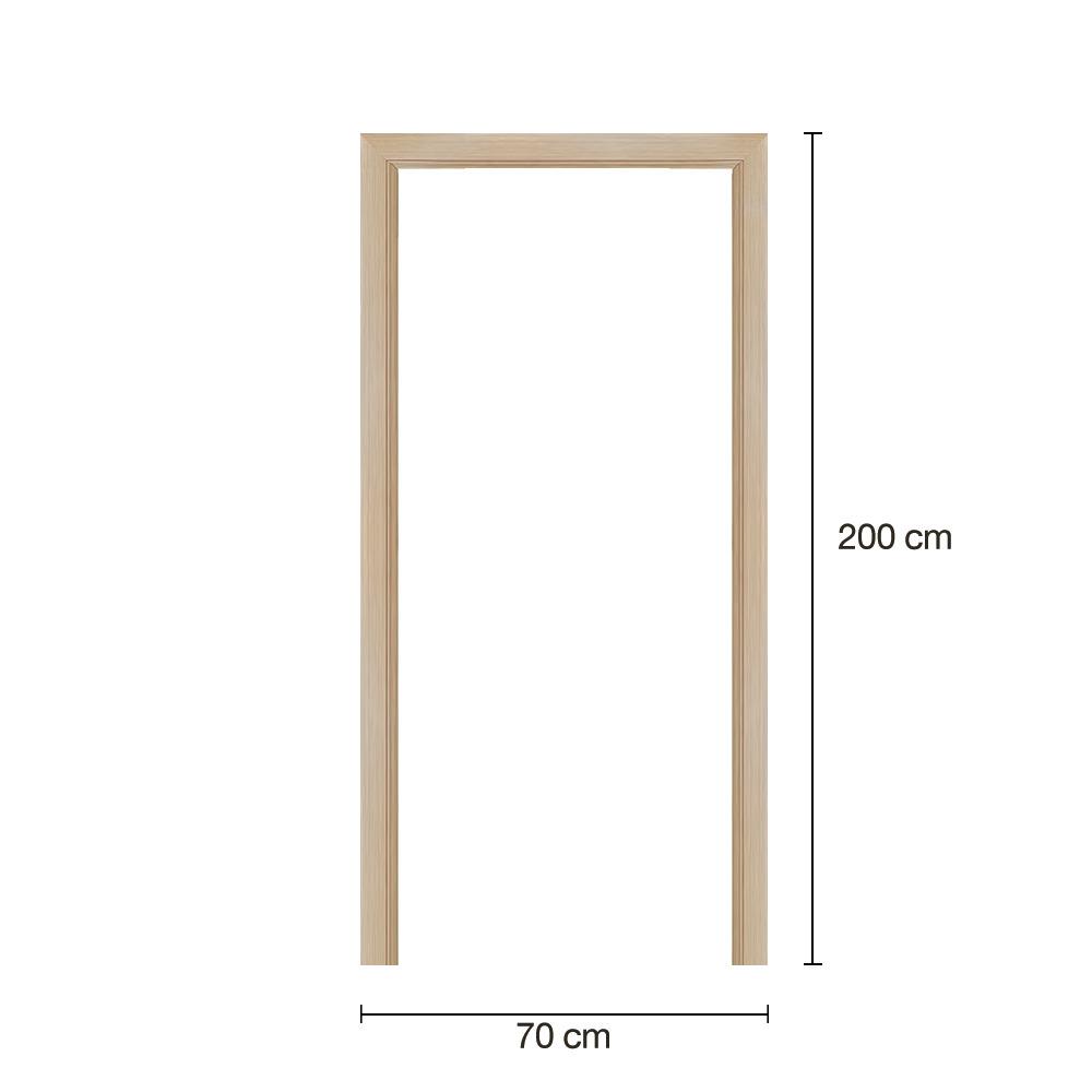 วงกบประตูพร้อมซับวงกบโพลีสไตรีน LINEDEKOR 70x200 ซม. สีบีช