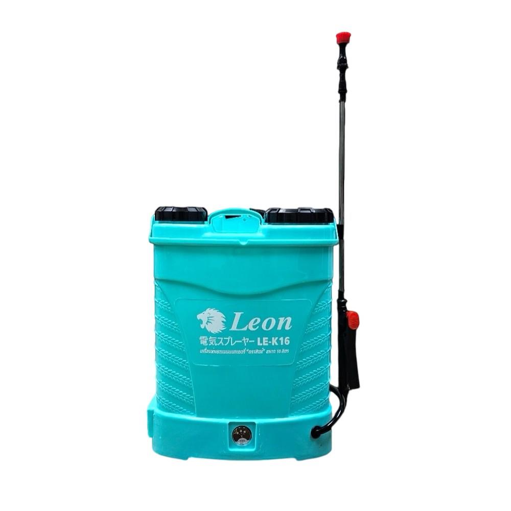 เครื่องพ่นยา (พร้อมแบตเตอรี่) LEON 16 ลิตร สีฟ้า