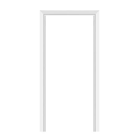 วงกบประตูพร้อมซับวงกบโพลีสไตรีน LINEDEKOR 90x200 ซม. ไม่ทำสี