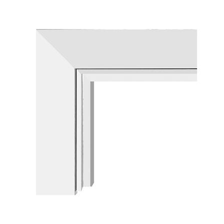 วงกบประตูพร้อมซับวงกบโพลีสไตรีน LINEDEKOR 90x200 ซม. ไม่ทำสี_1