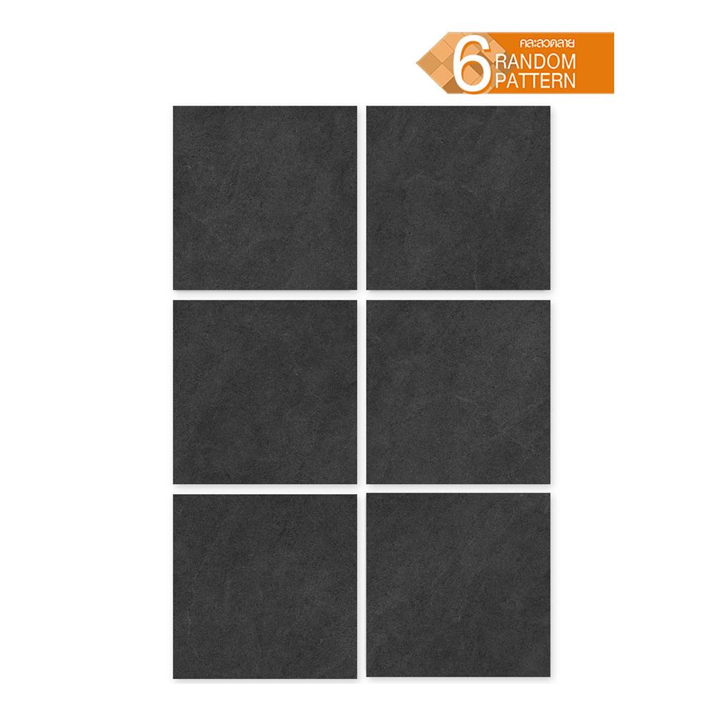 กระเบื้องพื้นพอร์ซเลน 60X60 ซม. COTTO พีโม ดำ PM 1.44 ตร.ม.