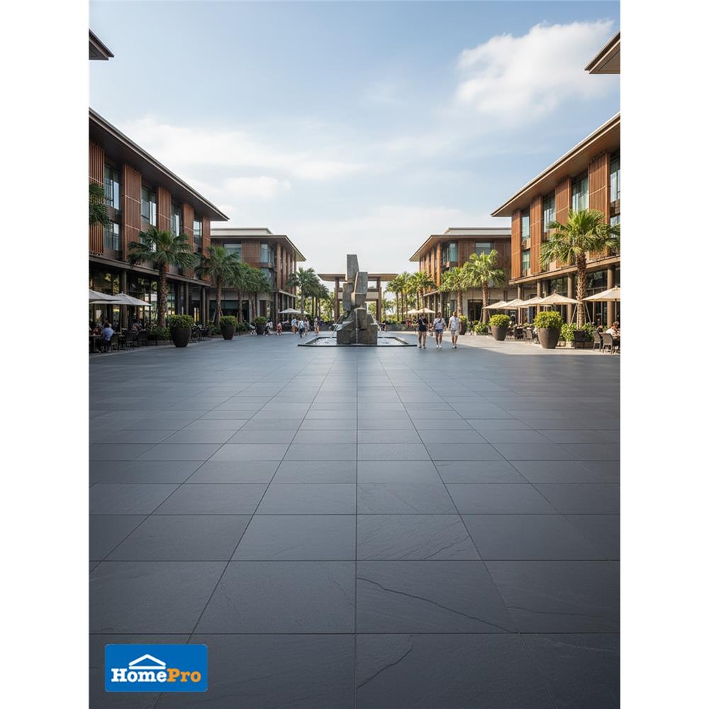 กระเบื้องพื้นพอร์ซเลน 60X60 ซม. COTTO พีโม ดำ PM 1.44 ตร.ม.