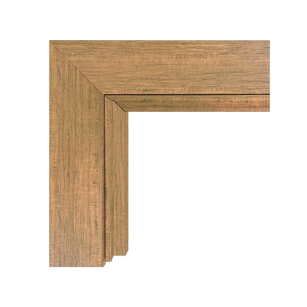 วงกบประตูพร้อมซับวงกบโพลีสไตรีน LINEDEKOR 90x200 ซม. สีสักด้าน