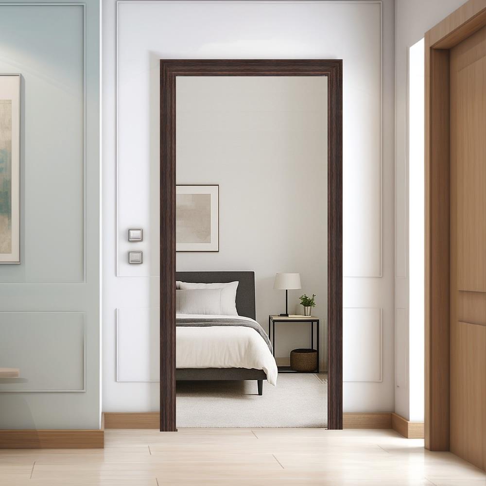 วงกบประตูพร้อมซับวงกบโพลีสไตรีน LINEDEKOR 80x200 ซม. สีโรสวู้ด