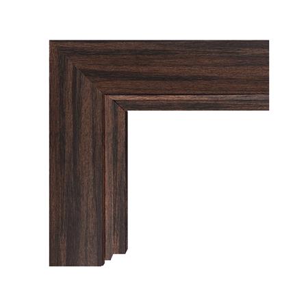 วงกบประตูพร้อมซับวงกบโพลีสไตรีน LINEDEKOR 80x200 ซม. สีโรสวู้ด_1