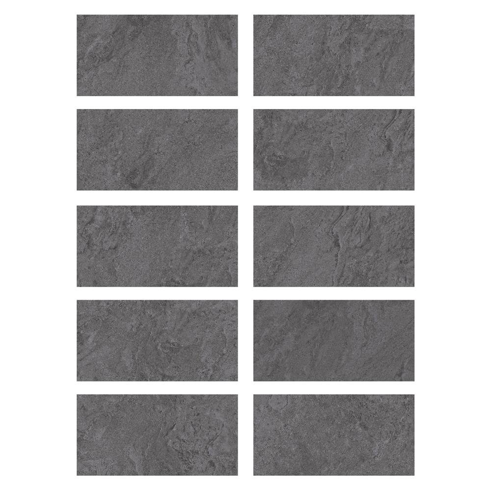 กระเบื้องพื้นพอร์ซเลน 30x60 ซม. COTTO ซานโตรินี เทาเข้ม PM 1.44 ตร.ม.