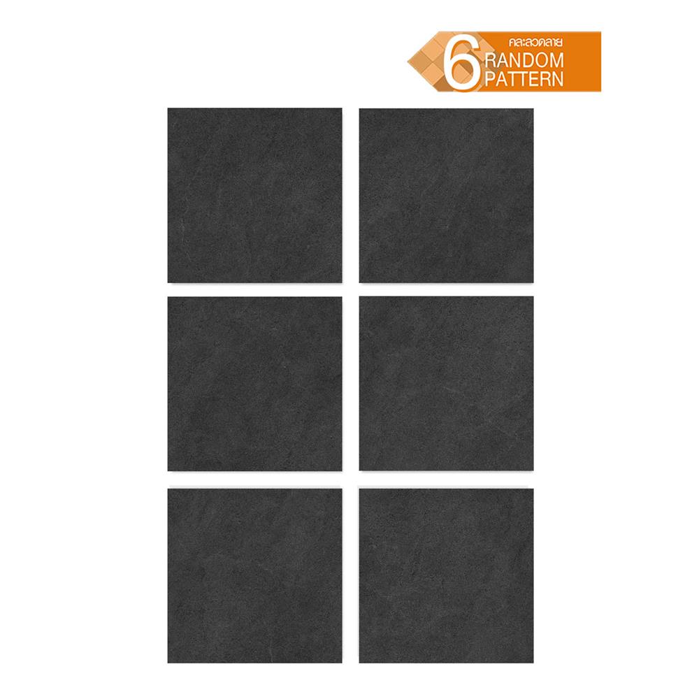 กระเบื้องพื้นพอร์ซเลน 60X60 ซม. COTTO พีโม ดำ R11 PM 1.44 ตร.ม.