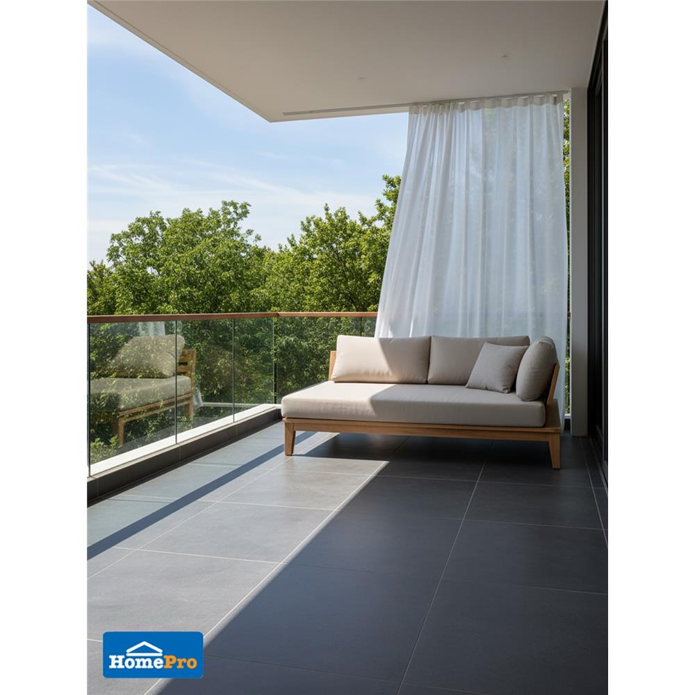 กระเบื้องพื้นพอร์ซเลน 60X60 ซม. COTTO พีโม ดำ R11 PM 1.44 ตร.ม.