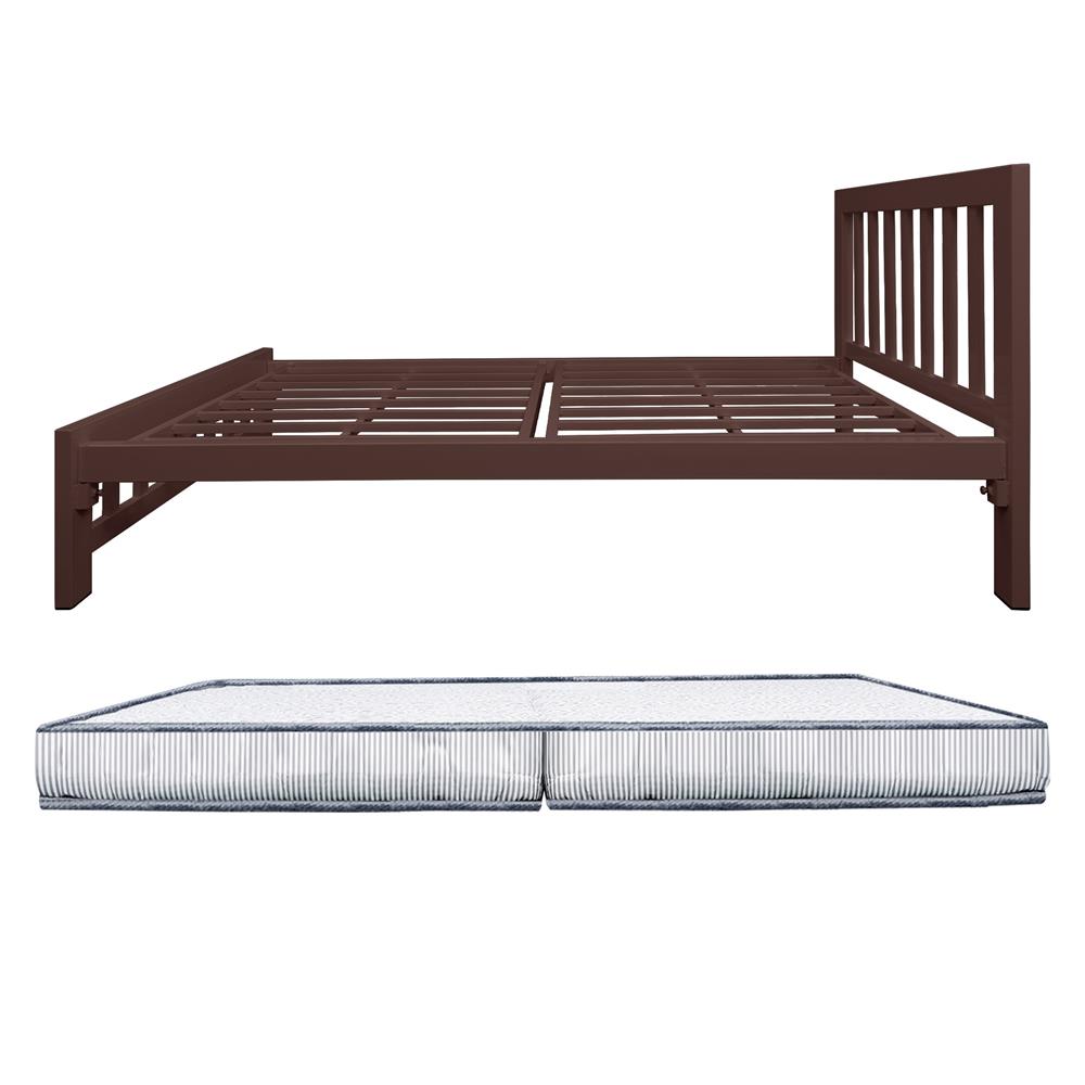 เตียงเหล็ก 3.5 ฟุต THAIBULL SSTSF242-105R สีน้ำตาล