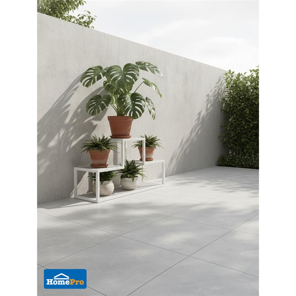 กระเบื้องพื้นพอร์ซเลน 60x60 ซม. COTTO พีโม เทา PM 1.44 ตร.ม.