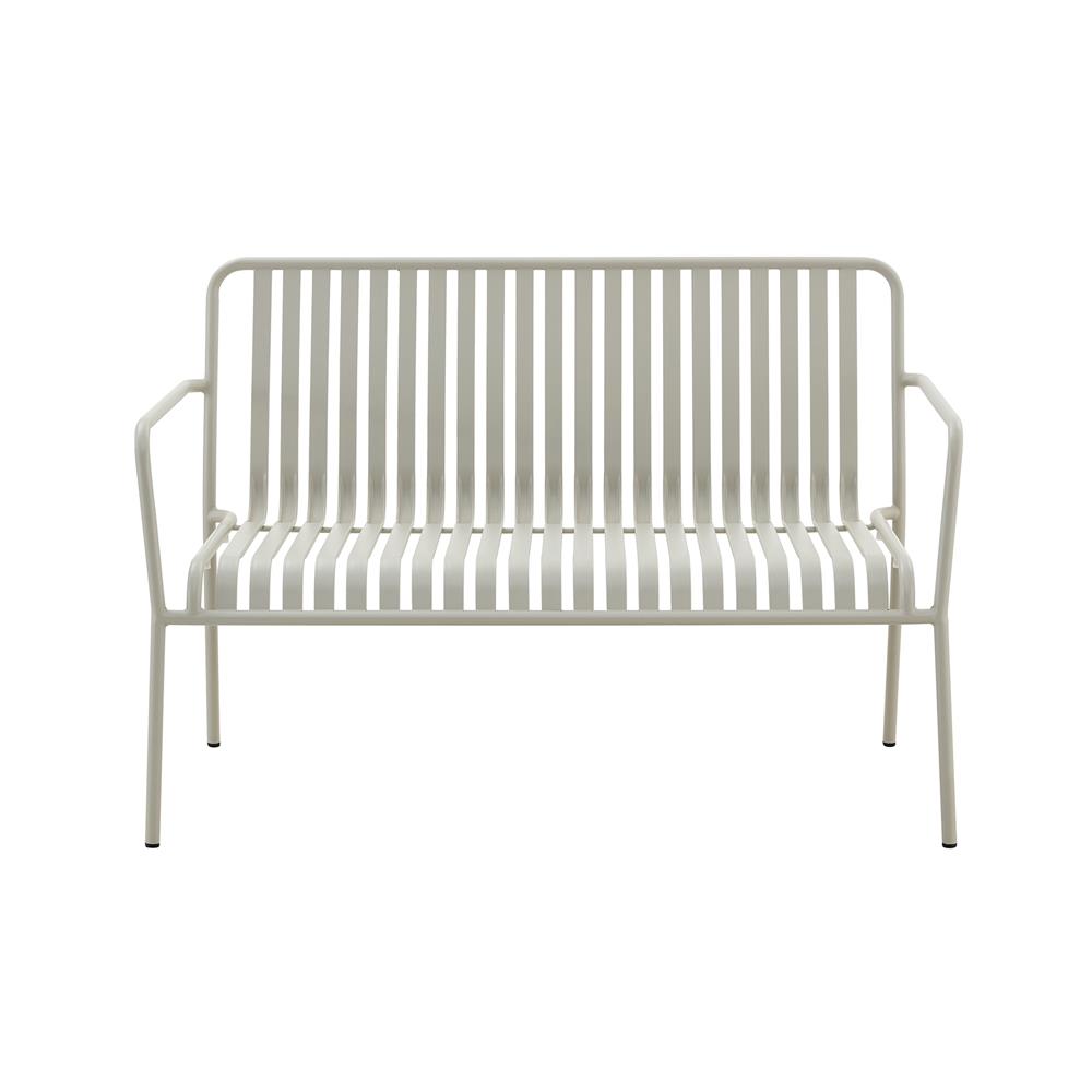 ม้านั่งสนามเหล็ก SPRING MAVIN สีเบจ