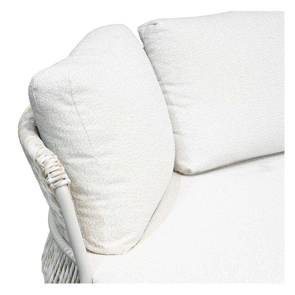 ชุดโซฟาสนามหวายเทียม 4 ที่นั่ง BENETTA CHLOE CURVE สีเบจ